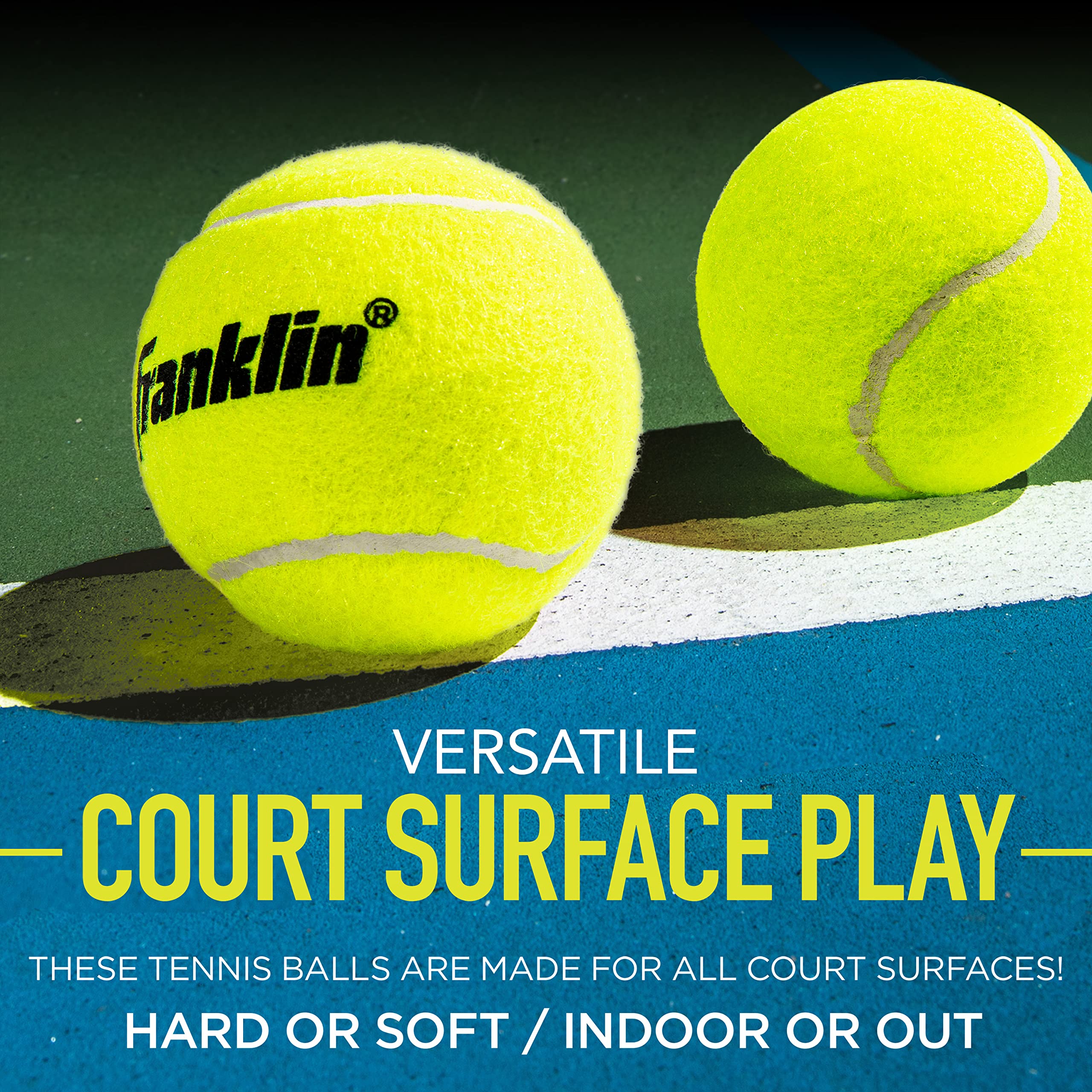 Franklin Sports felt texture detail highlighting durable grip and visibility