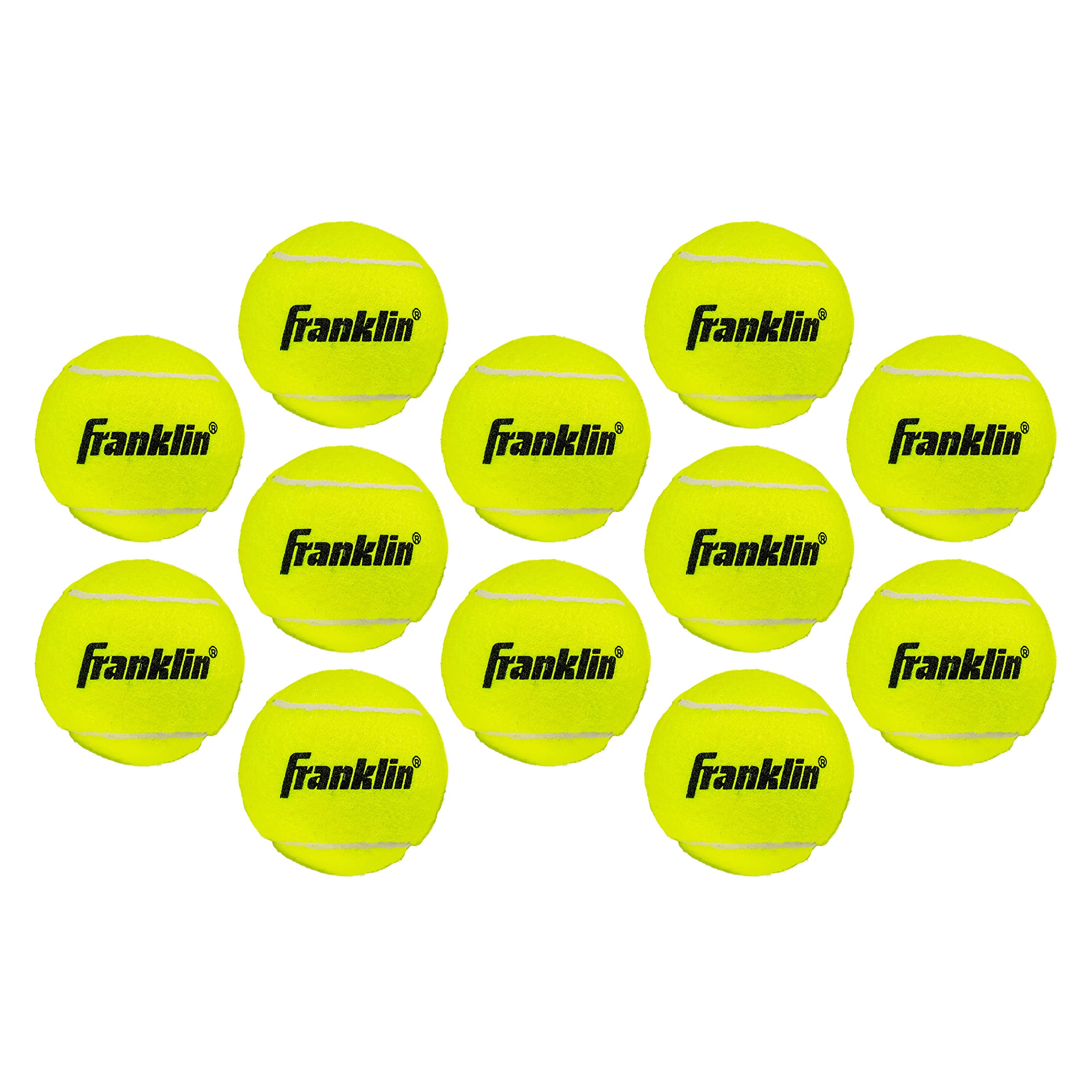 Franklin Sports front packaging showing 12-pack and clear product benefits