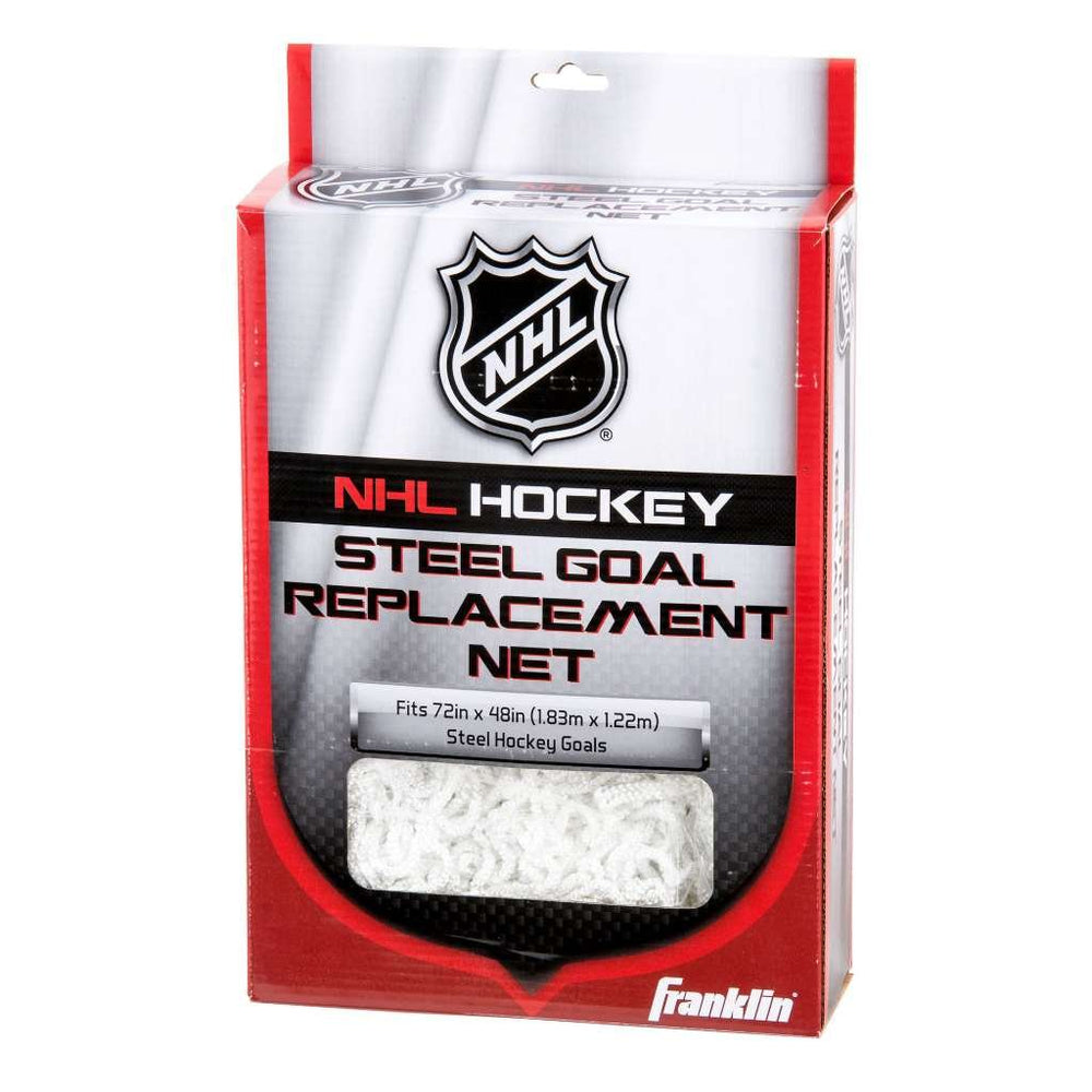 Franklin Sports front view of 72 inch replacement net showing full-sized fit and durable mesh