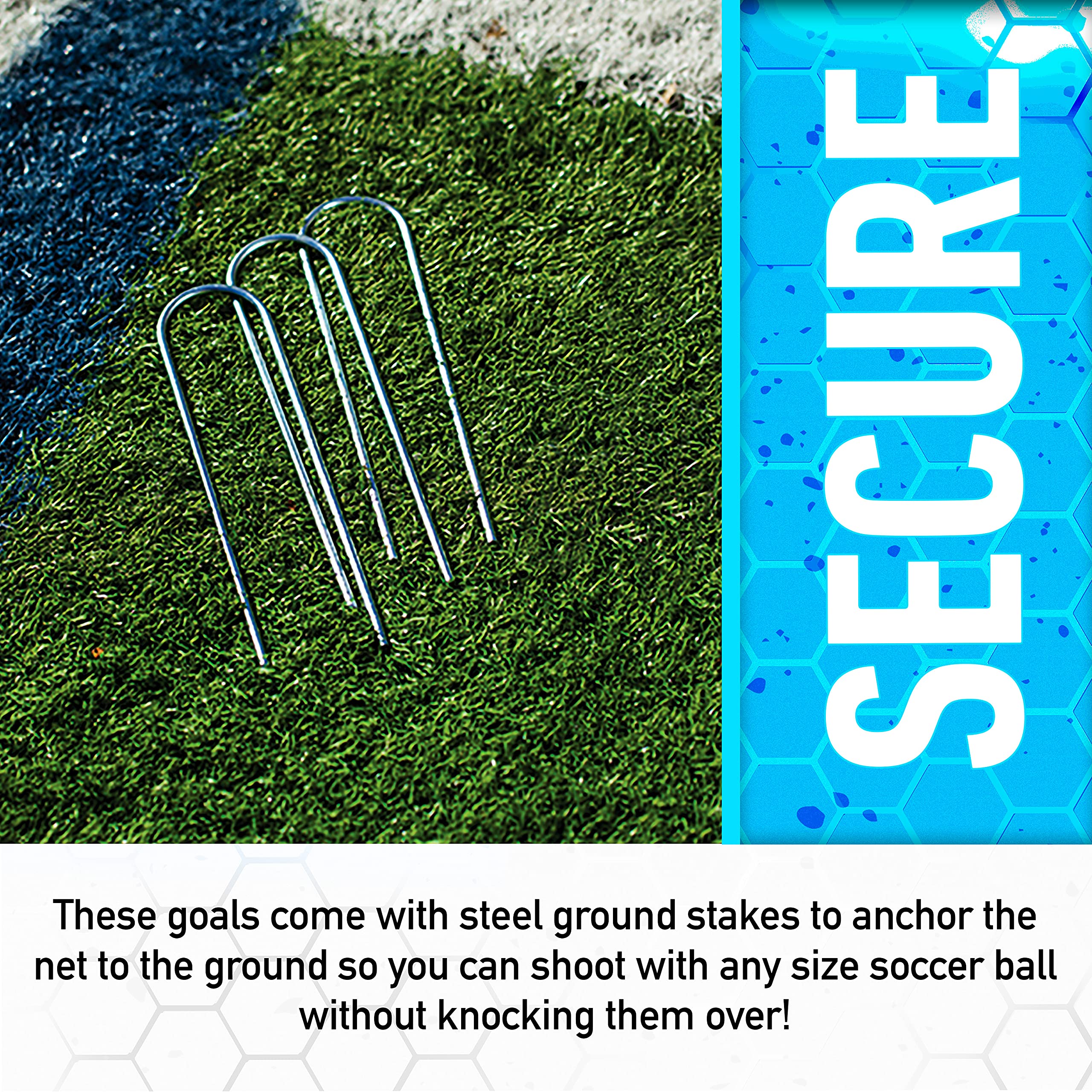 Franklin Sports goals in use during training showcasing quick setup and practice benefit