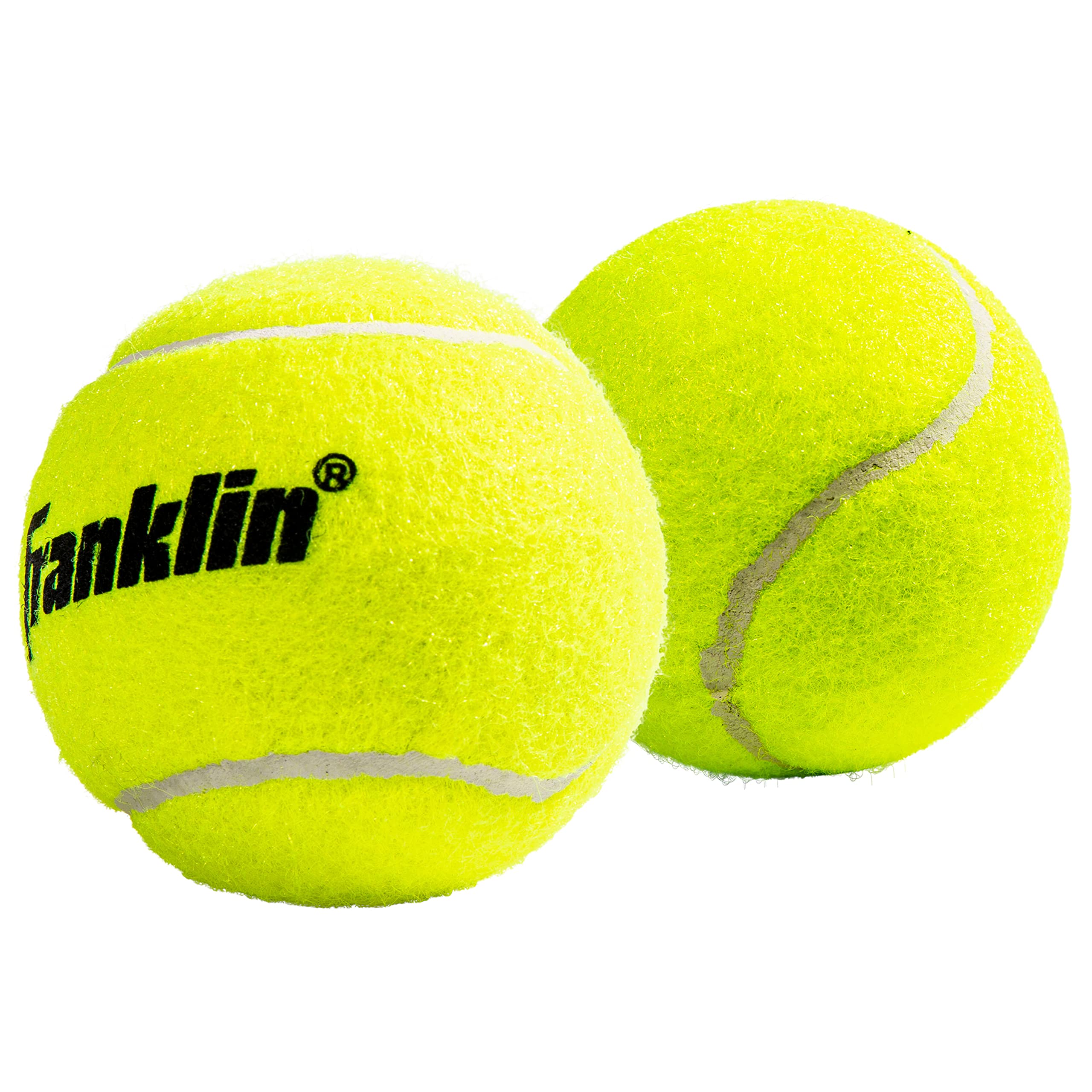 Franklin Sports balls on grass court illustrating all-surface suitability