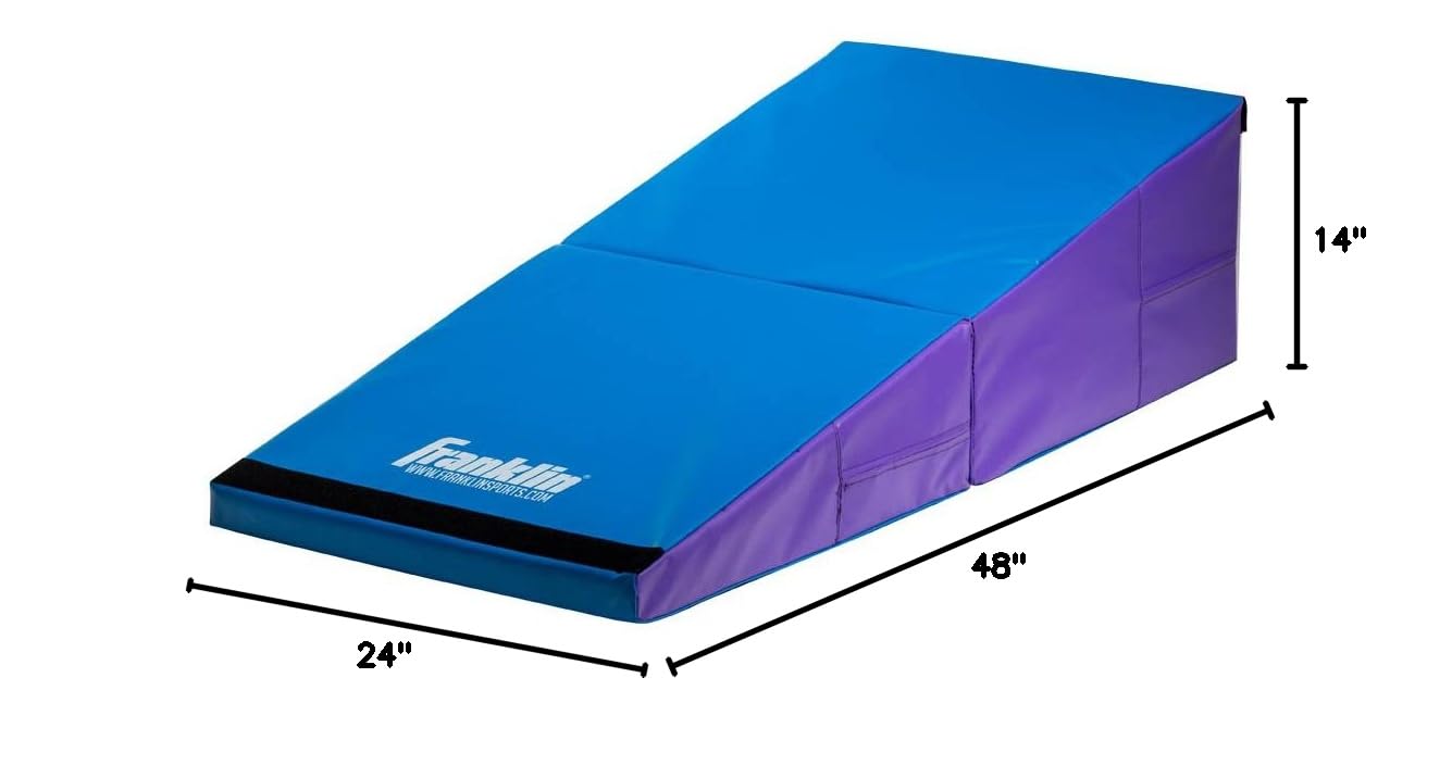 Franklin Sports folded mat inside car trunk demonstrating portable convenience