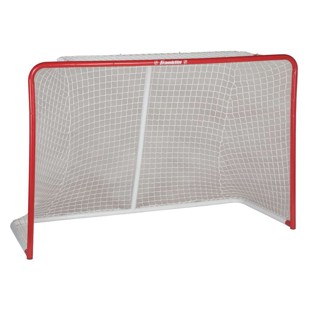 Franklin Sports close-up of reinforced perimeter and tie strings for secure installation