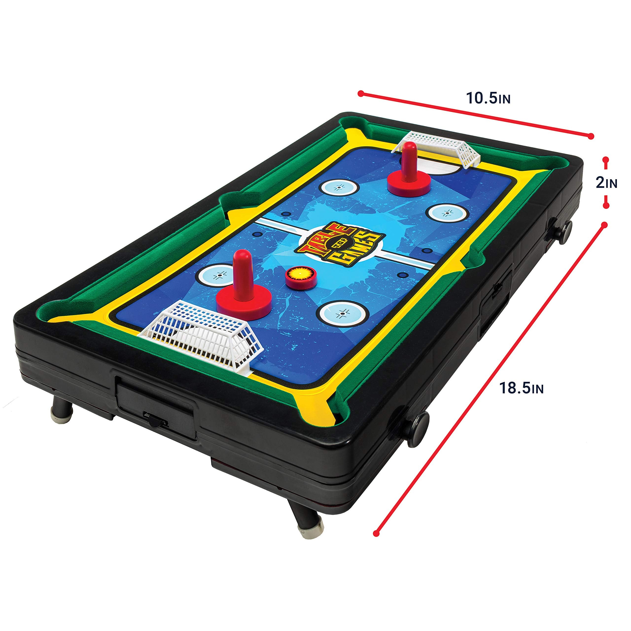 franklin sports close-up of pool setup highlights compact play and included accessories