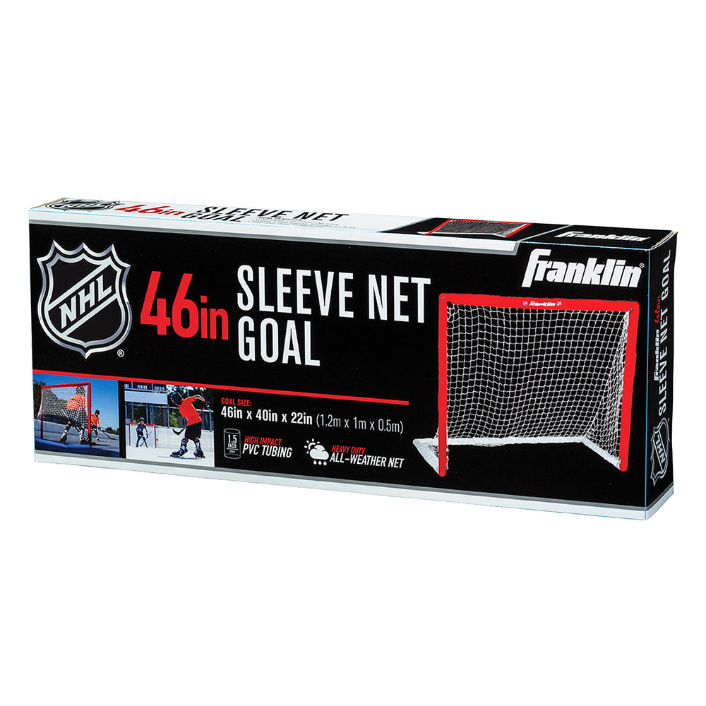 Franklin Sports disassembled pieces packed for storage showing space-saving portability
