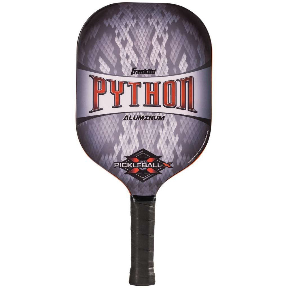 Franklin Sports X-Factor front face showing dual aluminum plates for powerful shots