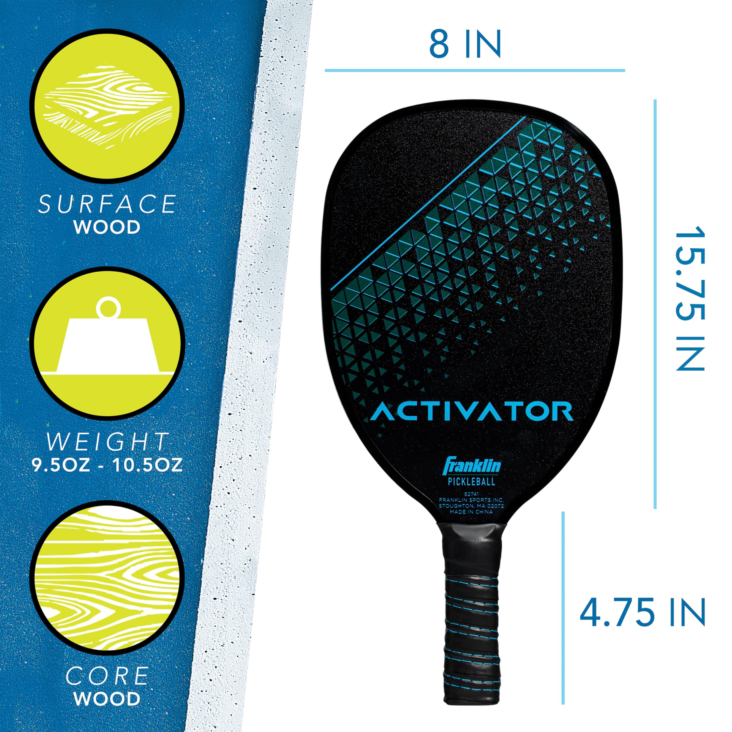 Franklin X-40 pickleballs clustered showing durable outdoor construction and consistent bounce