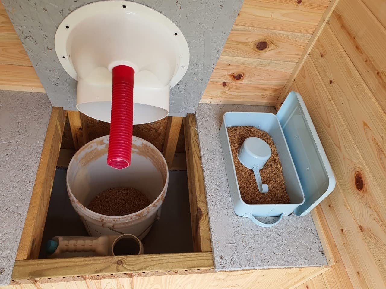 Free Range Designs mounted in a campervan wooden surround for space-saving use