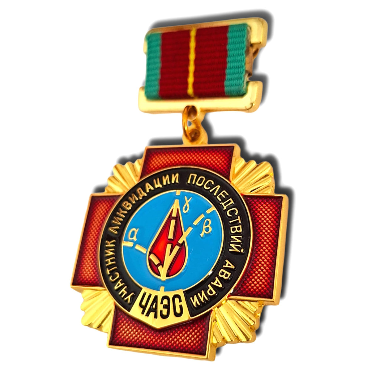 FREECROWS front view of replica medal showing full design and historical symbolism