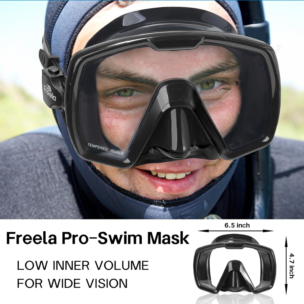 Freela closeup tempered glass lens highlighting clarity and safety