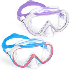 Freela front view showing goggles packaging and full-face fit for quick identification