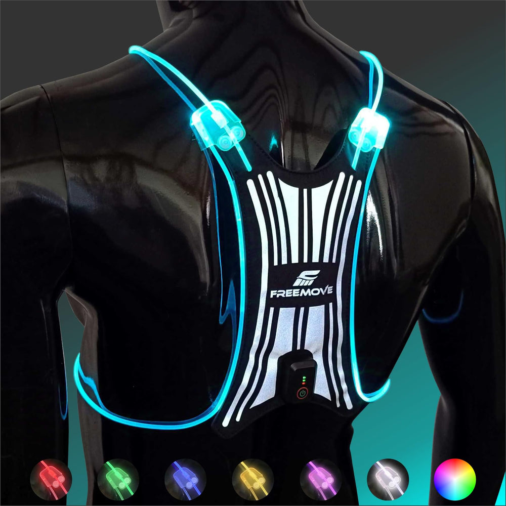 FREEMOVE SPIDER front view showing optic-fiber bands for increased road visibility