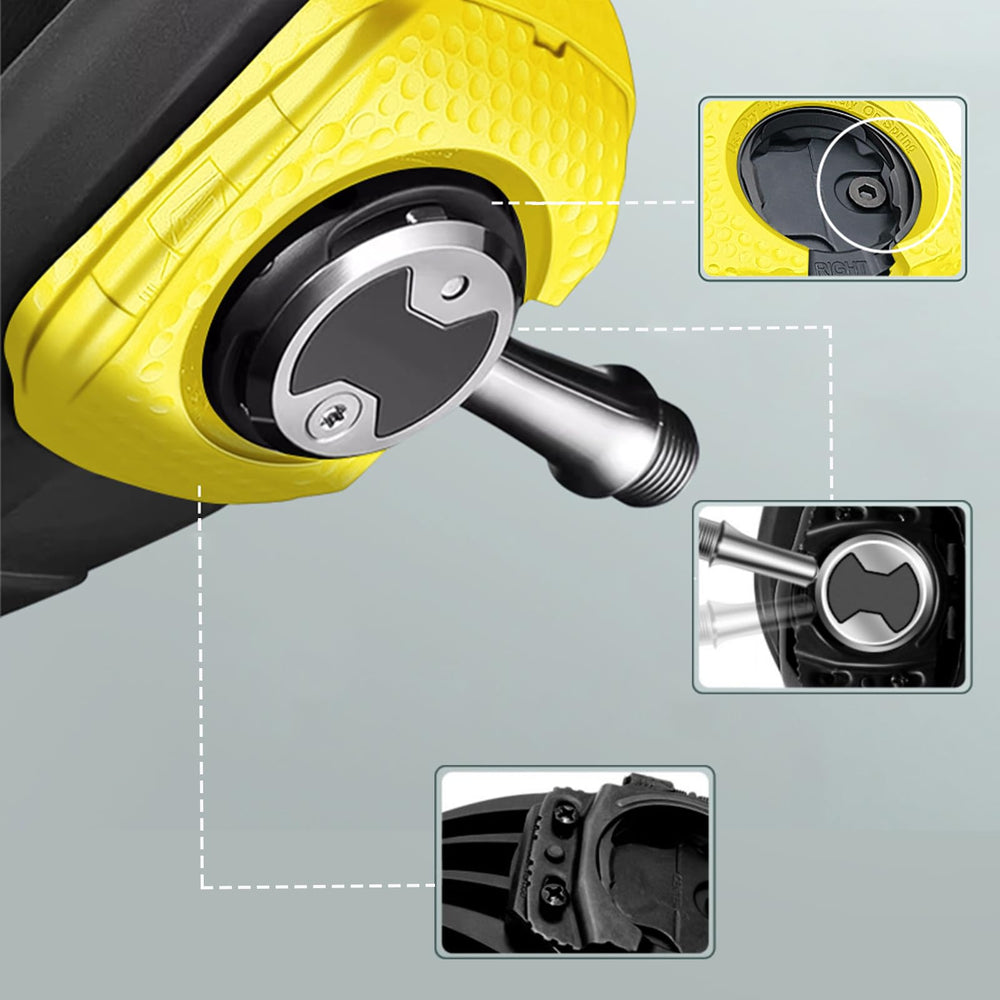 FREERDNG close-up of steel-resin stud texture highlighting improved grip and durability