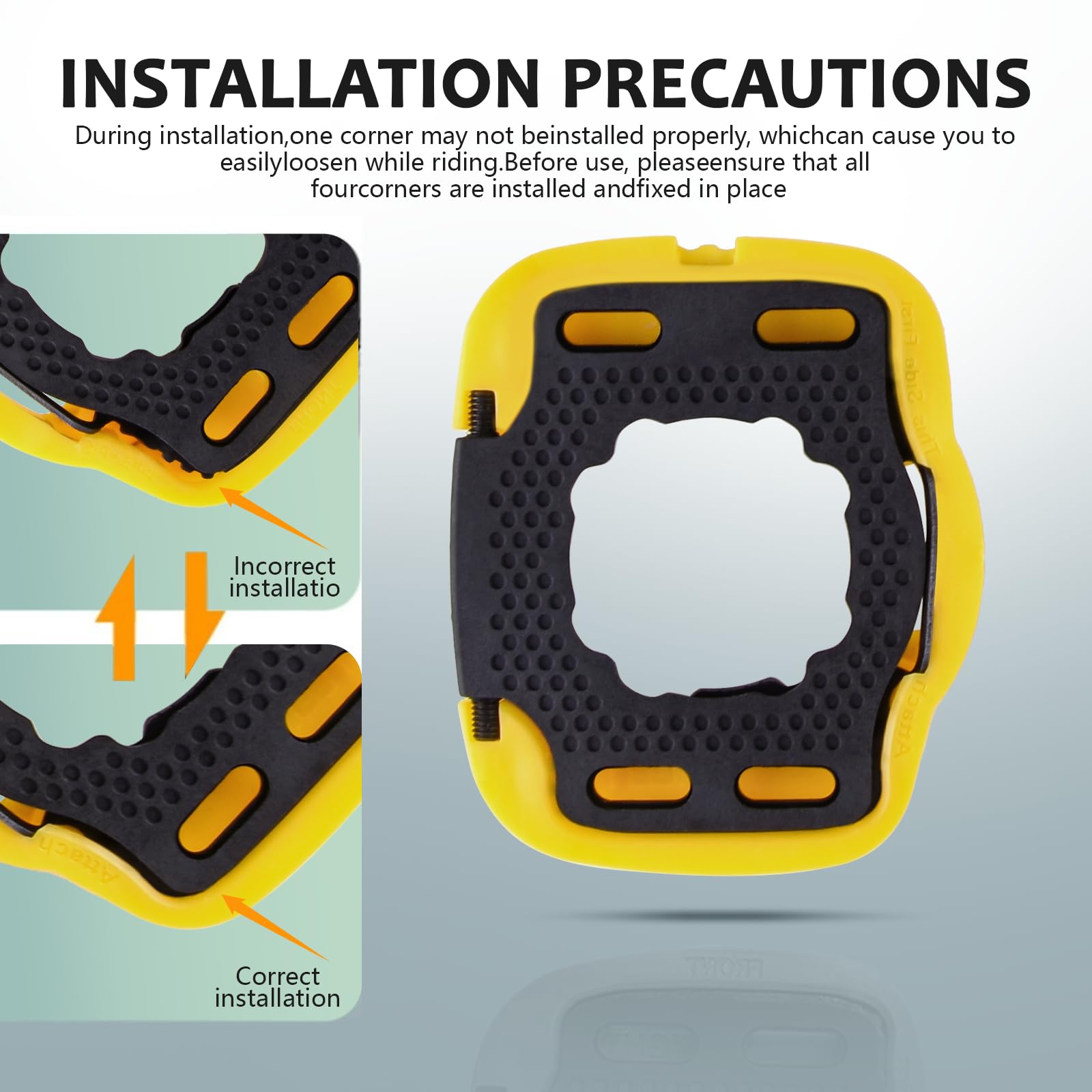 FREERDNG protective cover on lock plate showing plate protection and reduced wear