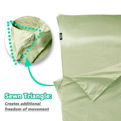 Frelaxy open liner flat displays roomy size and length