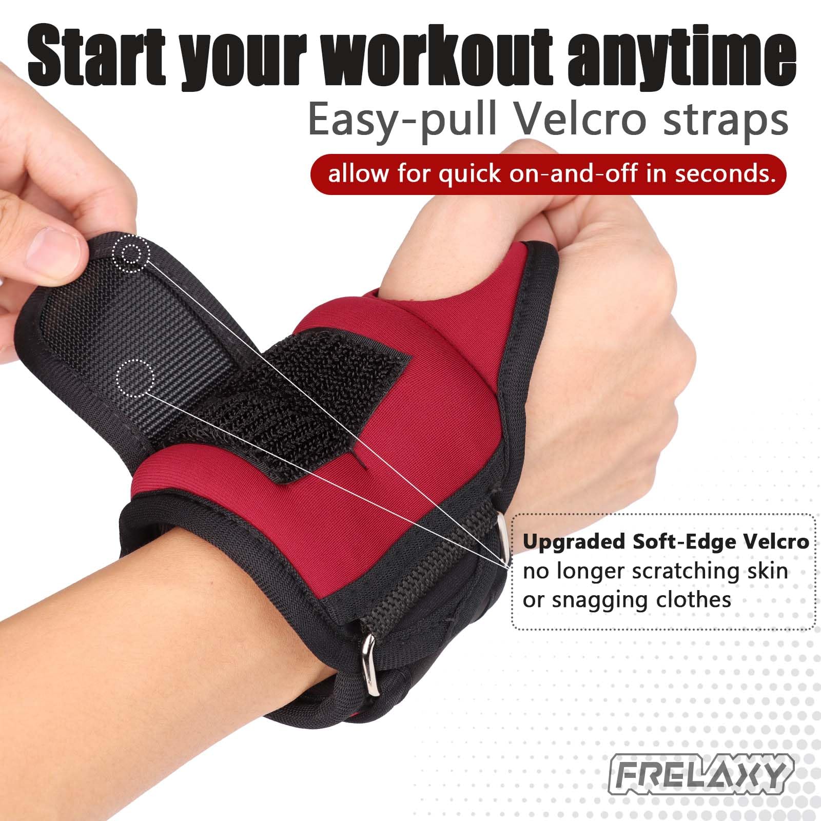 Frelaxy thumb loop detail demonstrating slip-free stability during movement