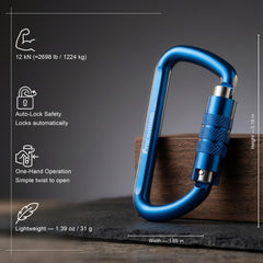 FresKaro close-up of twist auto-lock showing secure two-step gate mechanism benefit