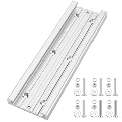 Frienda front view of aluminum track showing low-profile mount and neat finish improving deck organization