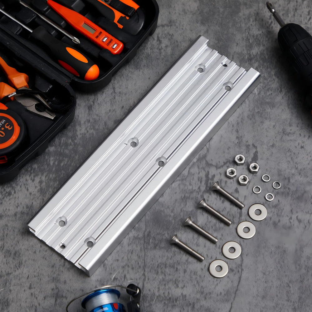 Frienda lifestyle image of installed track in fishing setup demonstrating organized gear and easy access