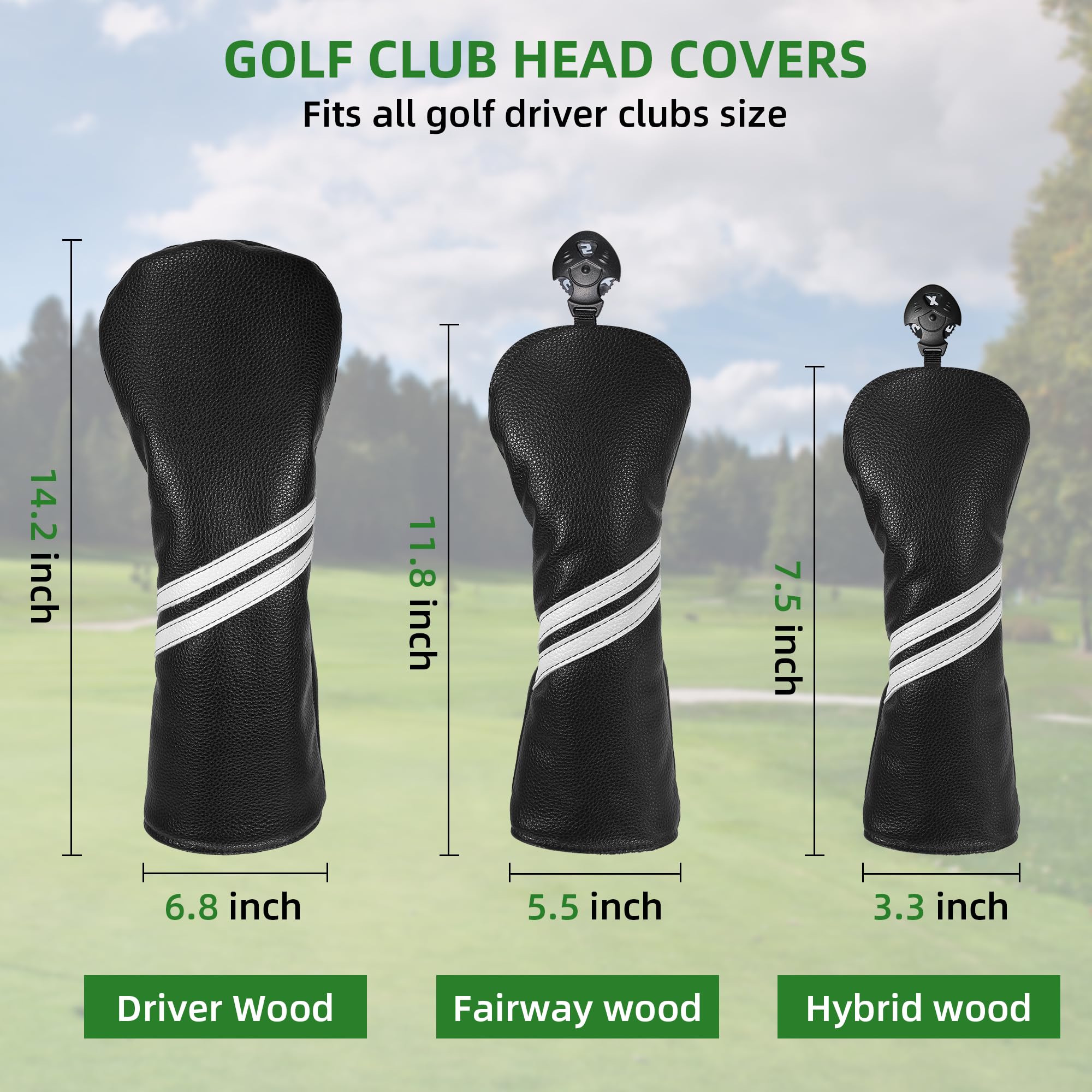 Frimon size comparison with driver to show fit for 460cc drivers