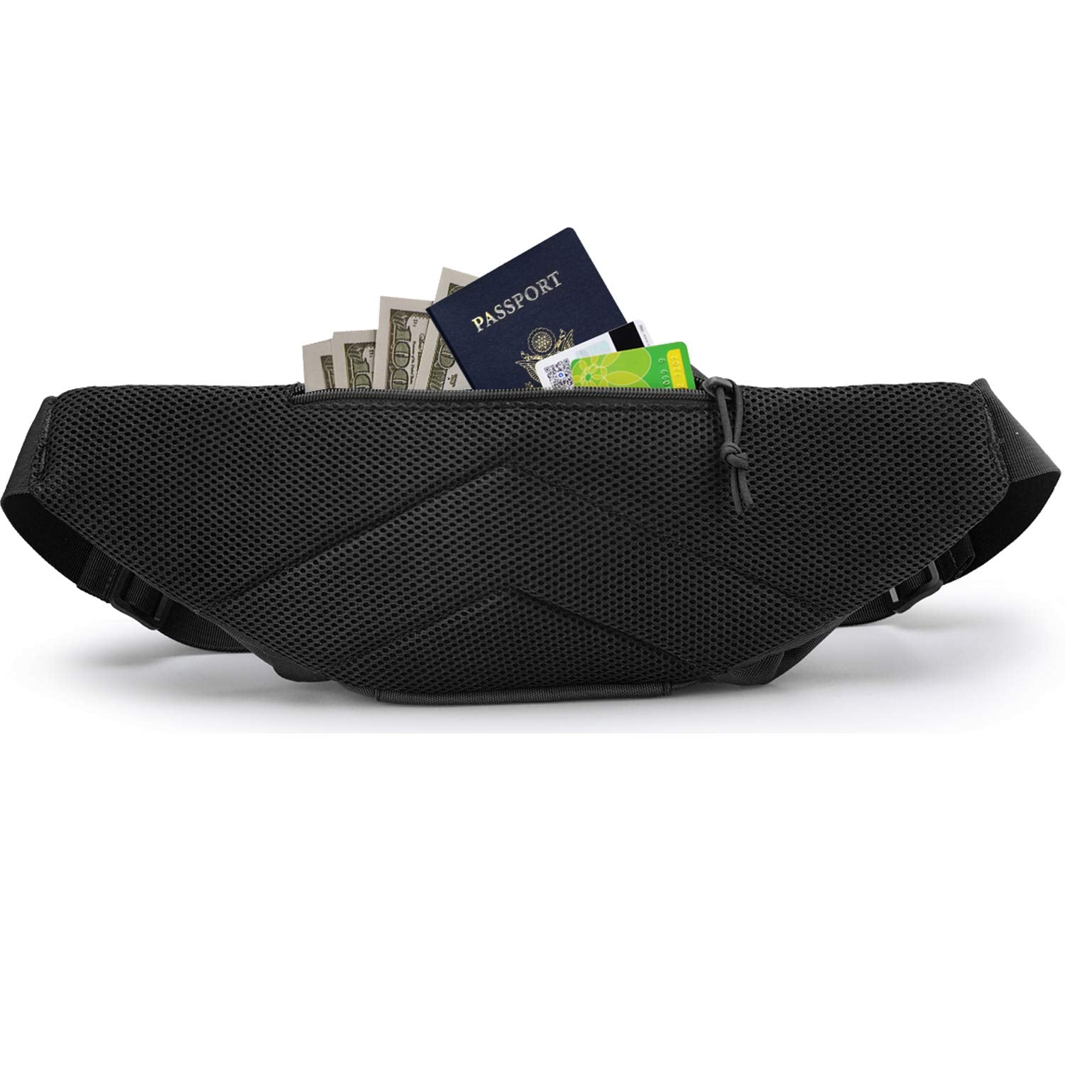 FRTKK open main compartment showing handgun fit and organized magazine straps for fast access