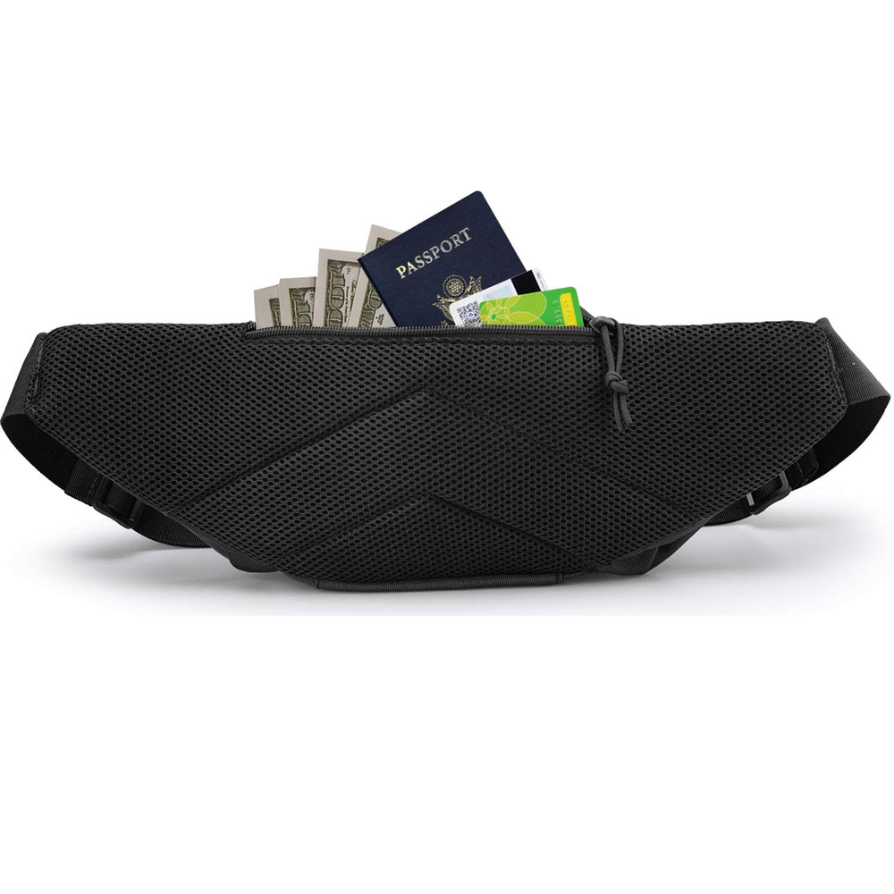FRTKK open main compartment showing handgun fit and organized magazine straps for fast access