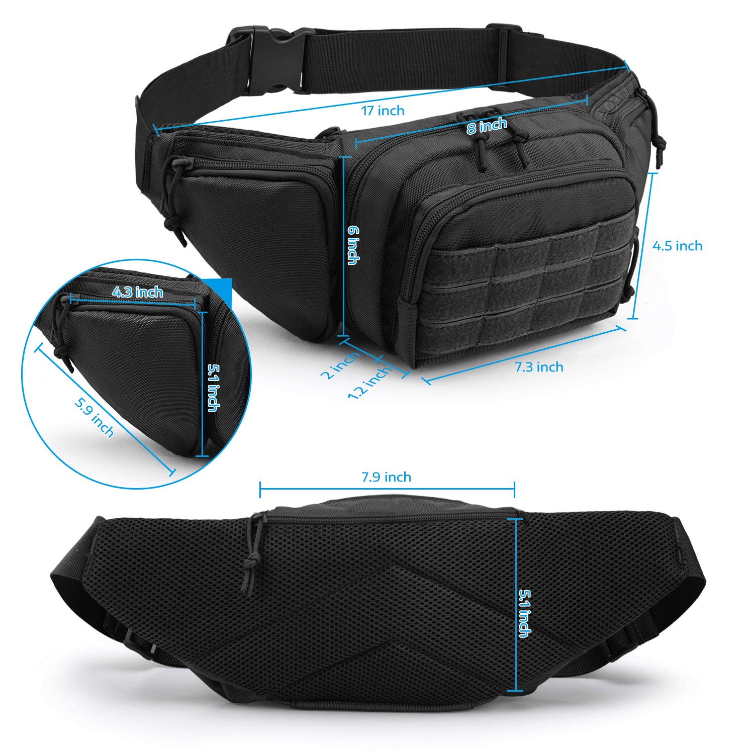 FRTKK worn on hip by user during outdoor activity showing comfortable fit and secure carry