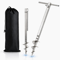 FUCNEN front view of 22-inch anchor showing full auger and shaft, reliable hold