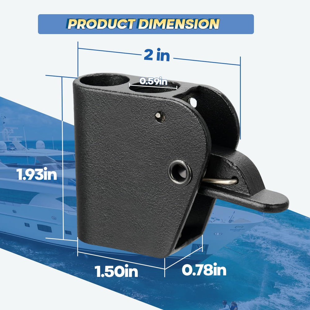 FUCNEN clip in hand for size comparison illustrating compact, sturdy build