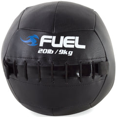Fuel Pureformance medicine ball front view showing durable shell and size benefits