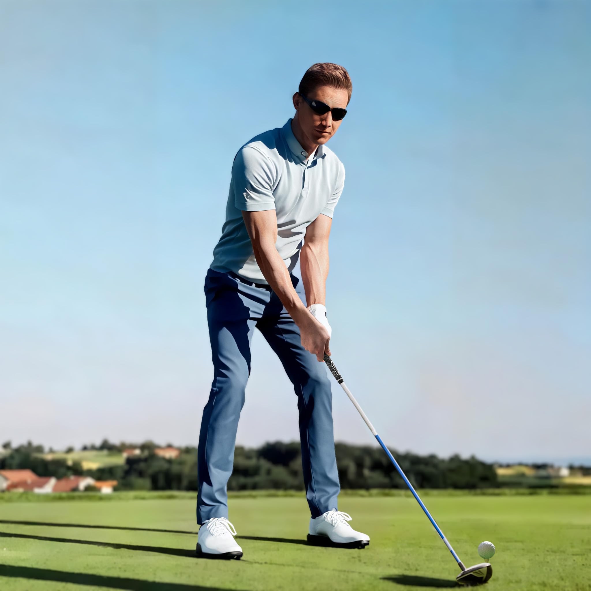 Full Choice lifestyle on-course action photo showing secure grip in play conditions