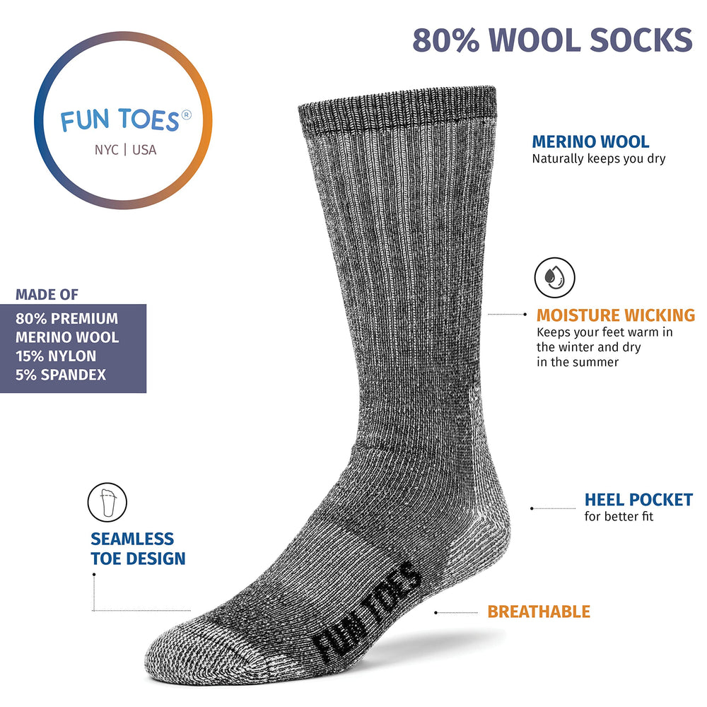 FUN TOES close-up of Merino wool texture highlighting breathability and softness