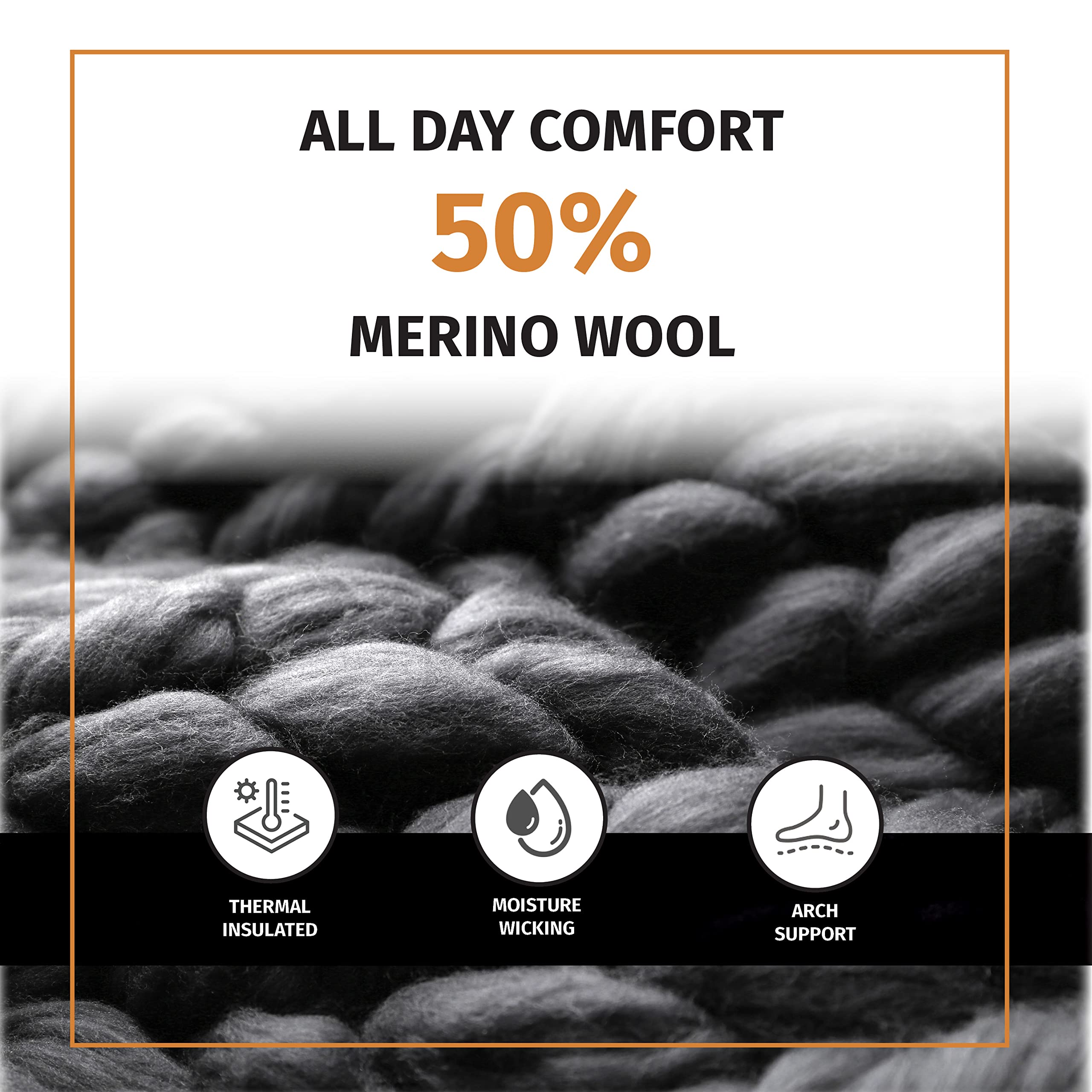FUN TOES knit texture macro reveals merino blend breathability