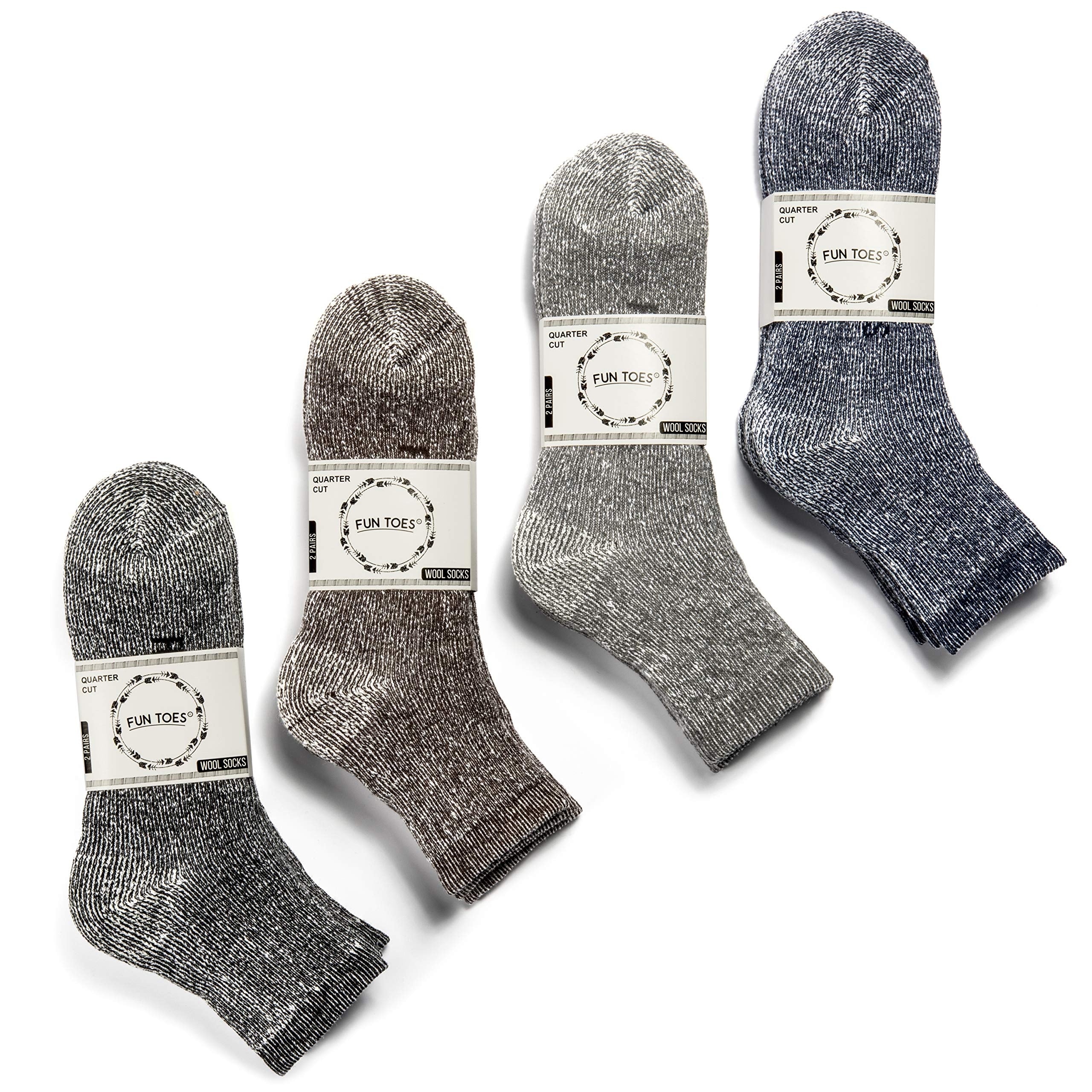 FUN TOES lifestyle hiker on trail shows warmth and support