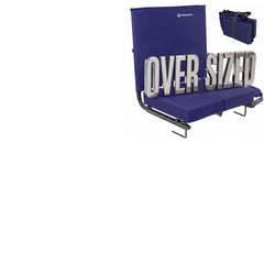 FUNDANGO front view of seat showing wide cushion and durable fabric for comfort