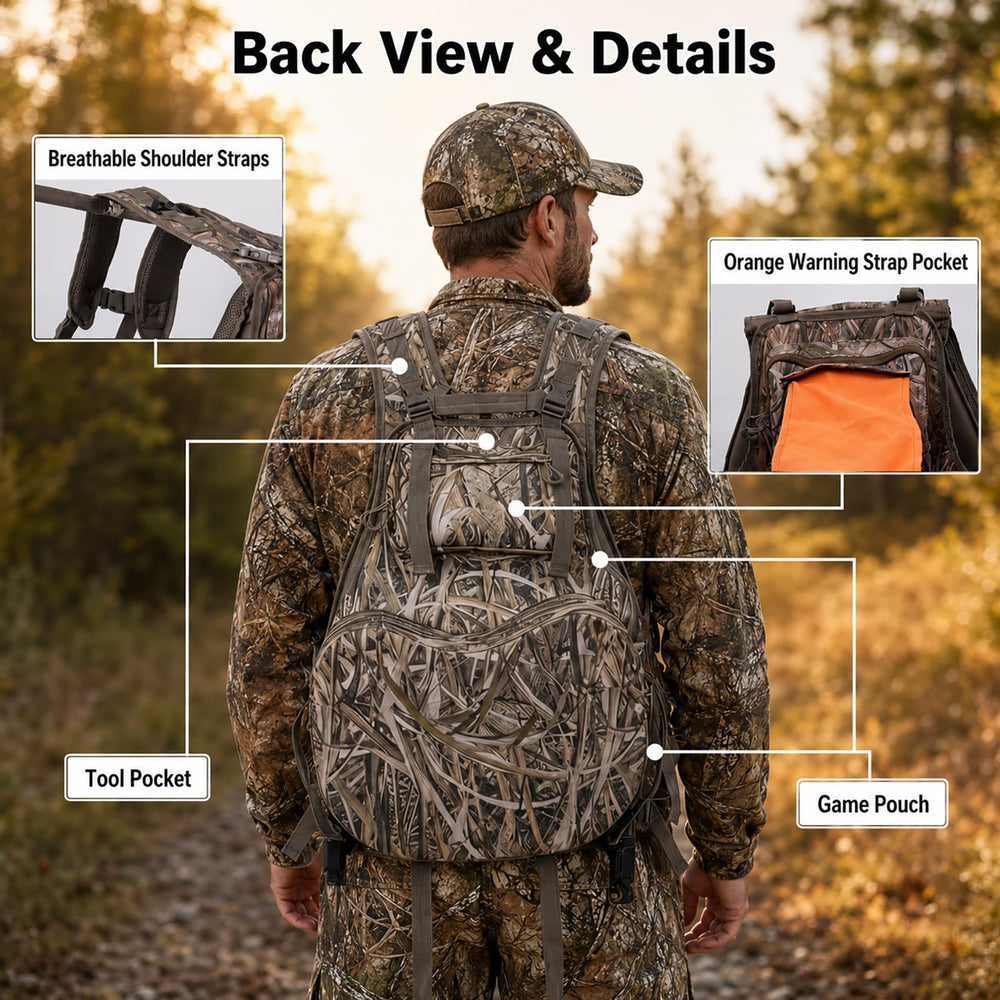 FUNHORUN camouflage fabric texture blending into brush to enhance concealment