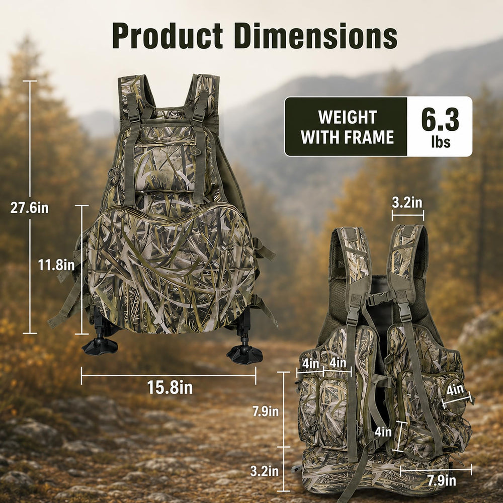 FUNHORUN integrated orange panel visible for safety while maintaining camouflage