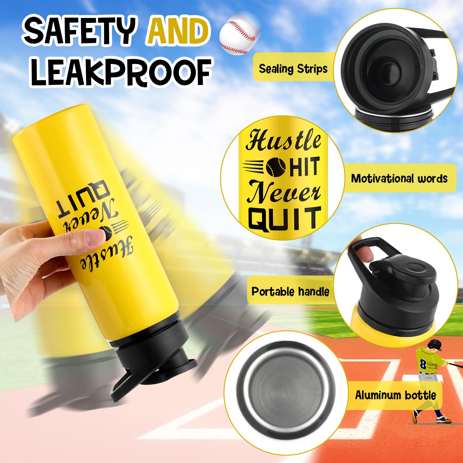 Funnymoom bottle cap and mouth detail showing spill-resistant screw top benefit