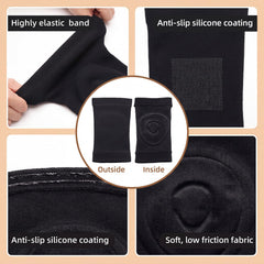 Funnysoft anti-slip silicone cuff detail demonstrating secure non-slip fit