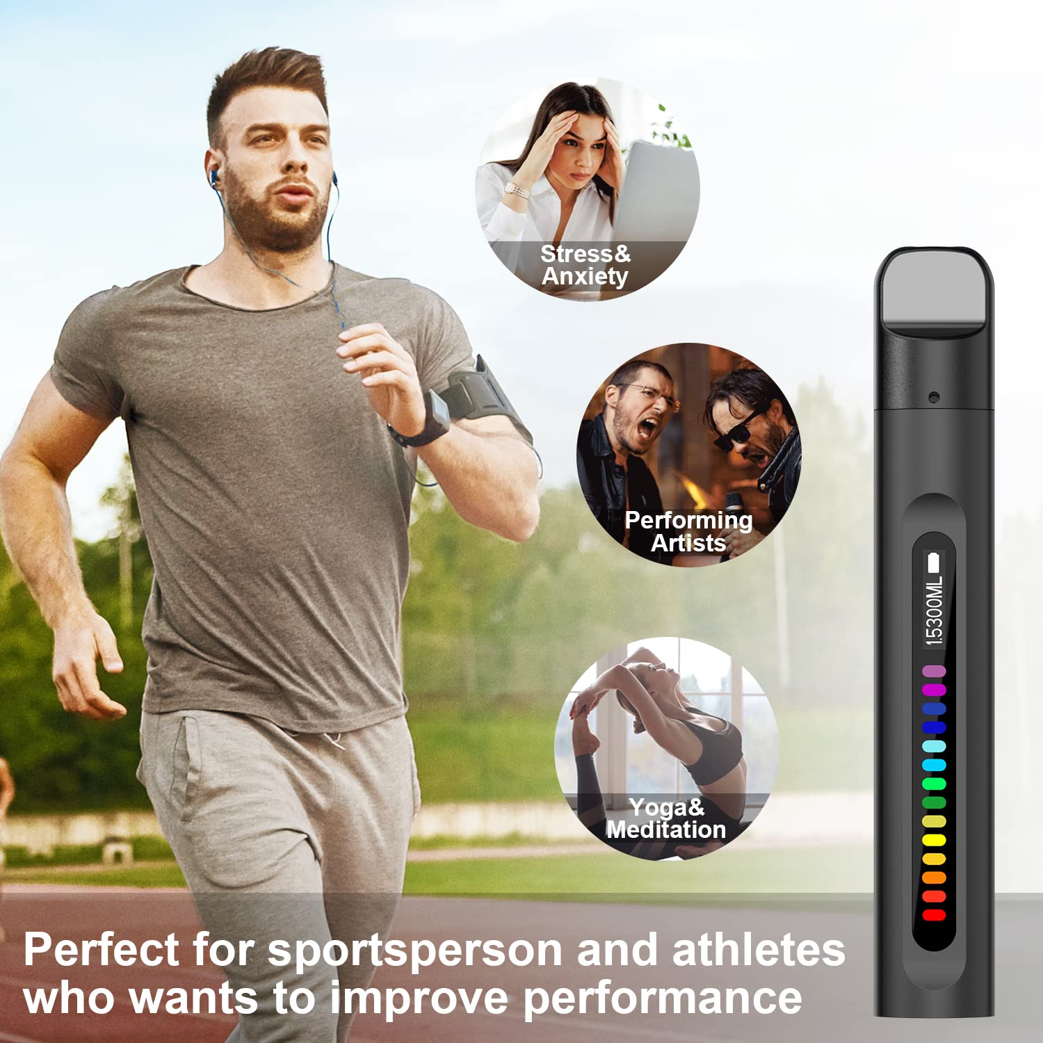 funotes held in hand to show compact 28.8g size for easy portability