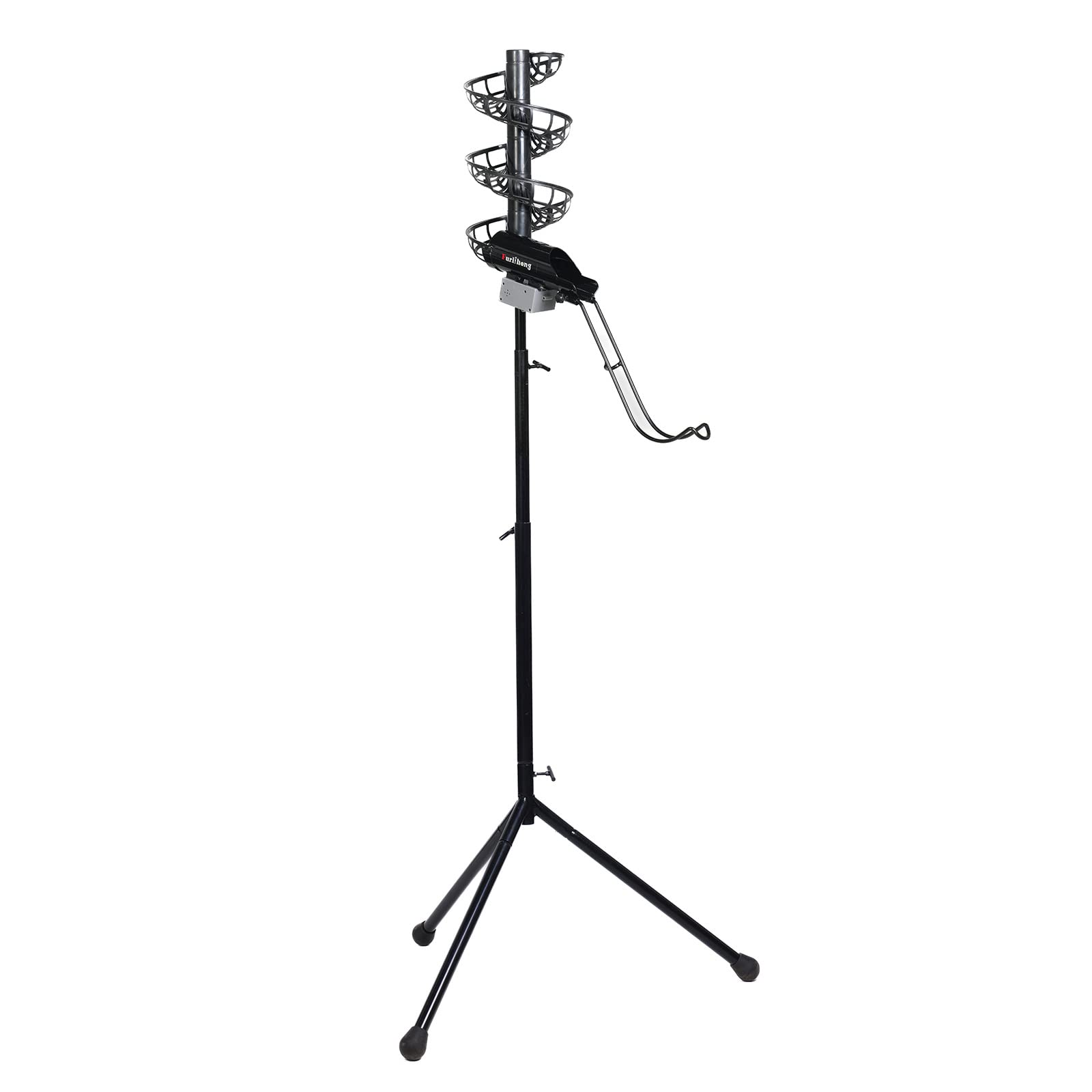 Furlihong 777BH-B front view showing stable base and feed opening, improves practice efficiency