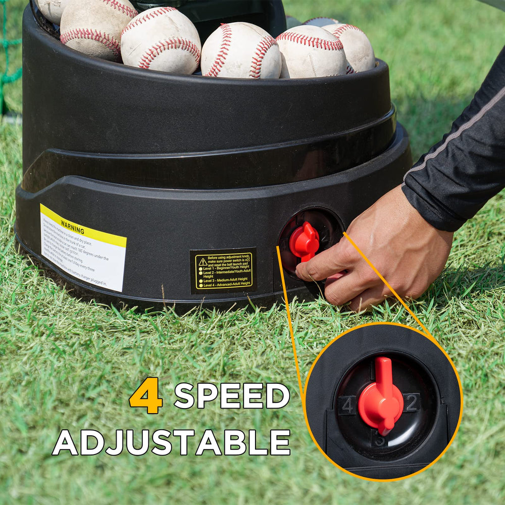 Furlihong battery close-up highlighting rechargeable power for off-field convenience