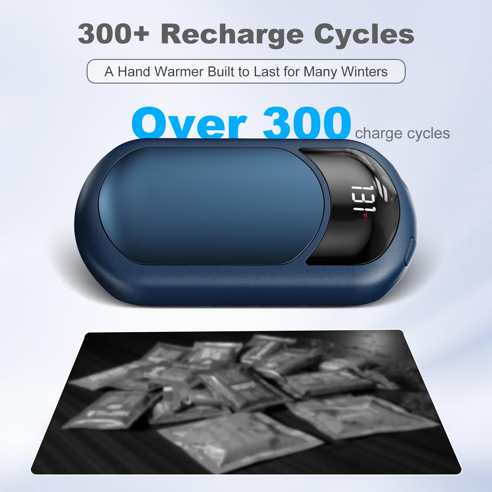 Fussion hand warmer two-unit pack charging together for quick recharge convenience