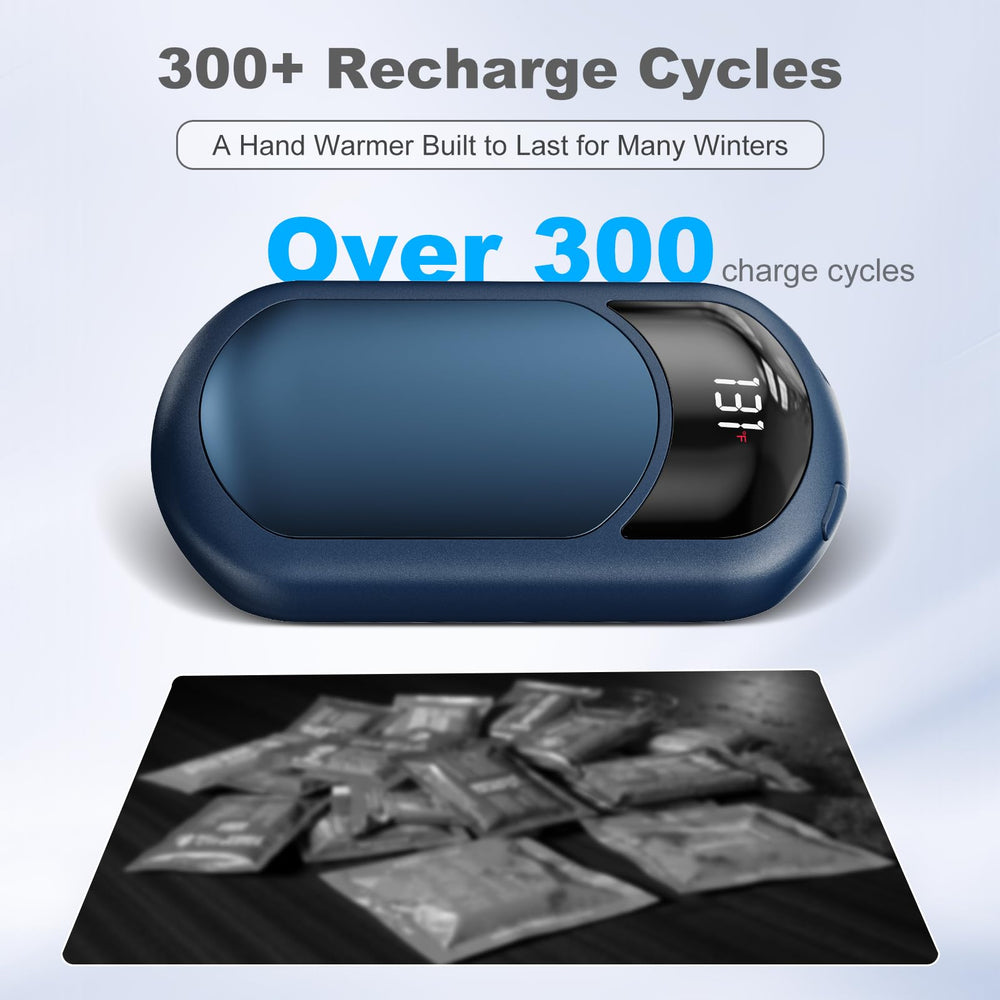 Fussion hand warmer two-unit pack charging together for quick recharge convenience