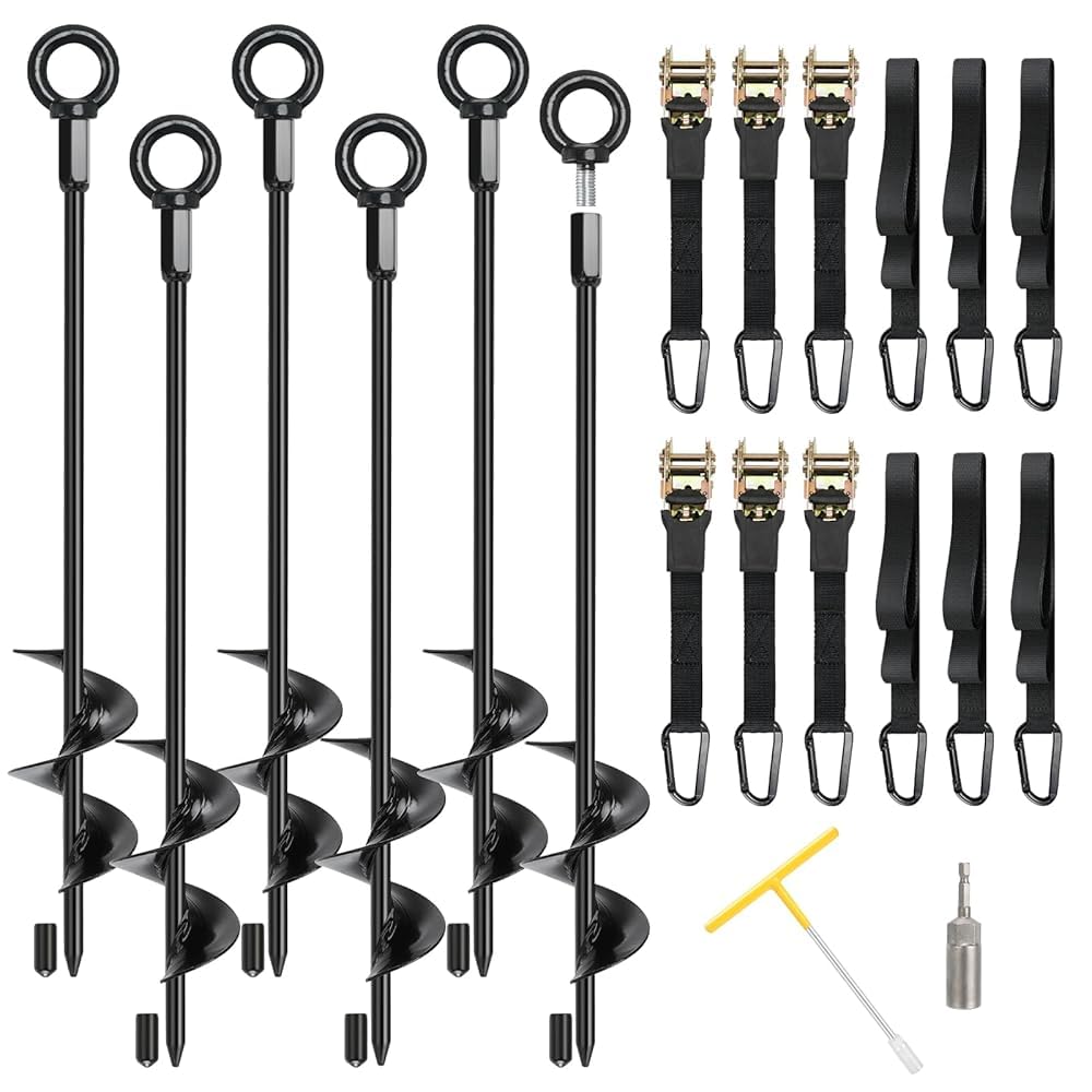 Fuuner front packaging of 6‑pack anchor kit showing full contents and quick identification benefit