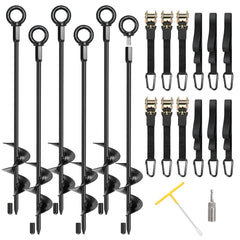 Fuuner front packaging of 6‑pack anchor kit showing full contents and quick identification benefit