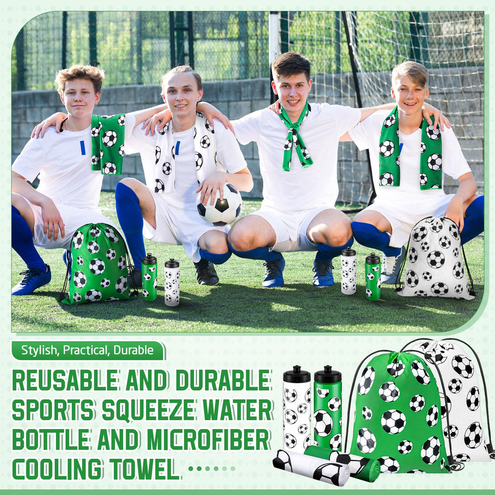 FuWeave soccer party scene with set in use offering team-ready supplies