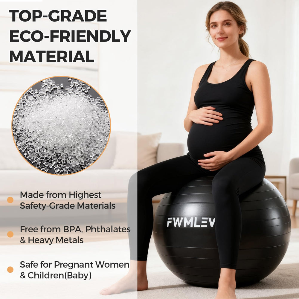FWMLEW supporting pregnant user in gentle forward-leaning comfort position