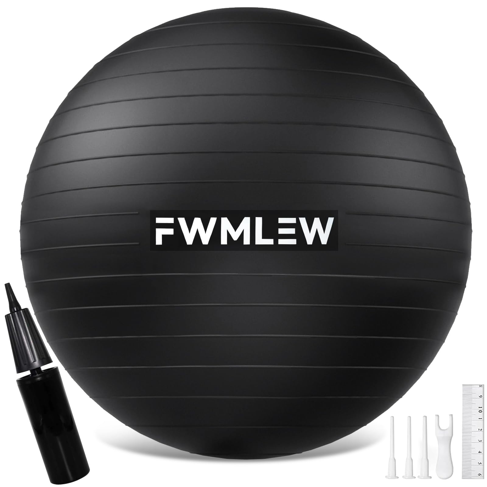 FWMLEW XL ball front view showing robust shape and color, promotes stable seating