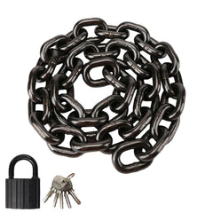 FYANER front view showing chain and padlock, durable security for bikes